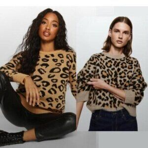JAK&RAE Leopard Print Sweater